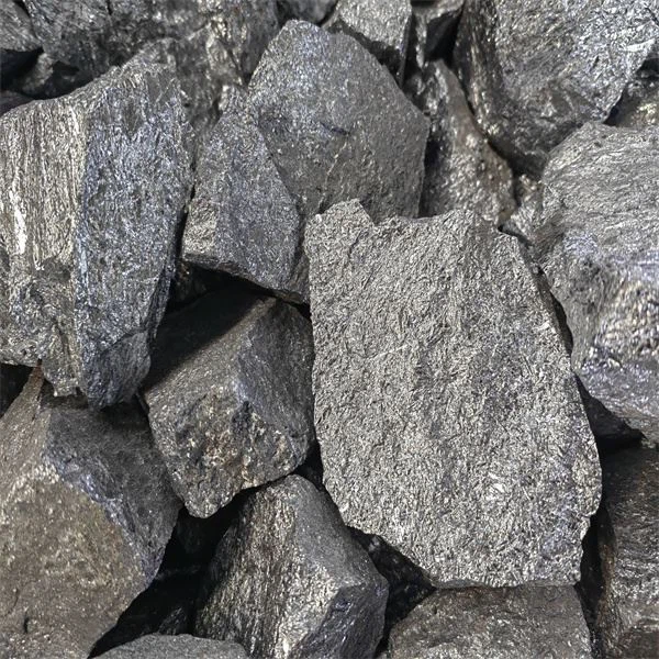 Gwneud dur Carbon Uchel Ferro Silicon Si Aloi